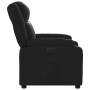 Sillón reclinable eléctrico de cuero sintético negro en Sillones | Comprar online en Foru.es
