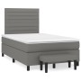 Cama box spring con colchón tela gris oscuro 120x200 cm de , Camas y somieres - Ref: Foro24-3136662, Precio: 460,41 €, Descue...