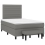 Cama box spring con colchón tela gris oscuro 120x200 cm de , Camas y somieres - Ref: Foro24-3136662, Precio: 460,41 €, Descue...