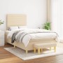 Cama box spring con colchón tela color crema 120x200 cm de , Camas y somieres - Ref: Foro24-3137226, Precio: 469,30 €, Descue...