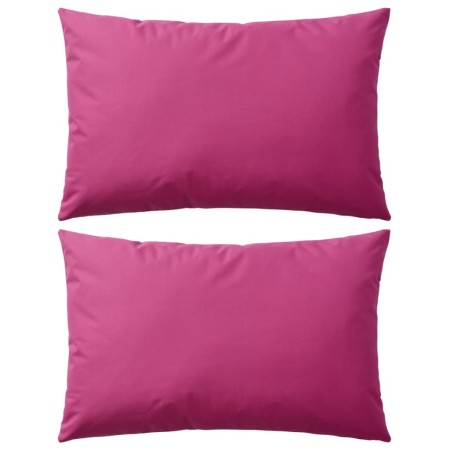 Cojines para exteriores 60x40 cm rosa 2 unidades de vidaXL, Cojines - Ref: Foro24-132296, Precio: 40,22 €, Descuento: %