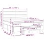 Cama box spring con colchón terciopelo verde oscuro 180x200 cm de , Camas y somieres - Ref: Foro24-3137920, Precio: 700,78 €,...