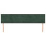 Cabeceros 2 unidades de terciopelo verde oscuro 90x5x78/88 cm de , Cabeceros y pies de cama - Ref: Foro24-346183, Precio: 70,...