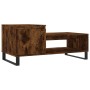 Mesa de centro madera contrachapada roble ahumado 100x50x45 cm de , Mesas de centro - Ref: Foro24-830841, Precio: 49,96 €, De...