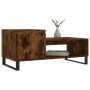 Mesa de centro madera contrachapada roble ahumado 100x50x45 cm de , Mesas de centro - Ref: Foro24-830841, Precio: 49,96 €, De...