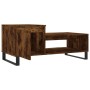 Mesa de centro madera contrachapada roble ahumado 100x50x45 cm de , Mesas de centro - Ref: Foro24-830841, Precio: 49,96 €, De...