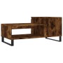 Mesa de centro madera contrachapada roble ahumado 100x50x45 cm de , Mesas de centro - Ref: Foro24-830841, Precio: 49,96 €, De...
