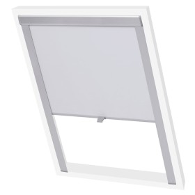Persiana enrollable opaca blanca UK08 de , Persianas y estores - Ref: Foro24-133513, Precio: 76,38 €, Descuento: %