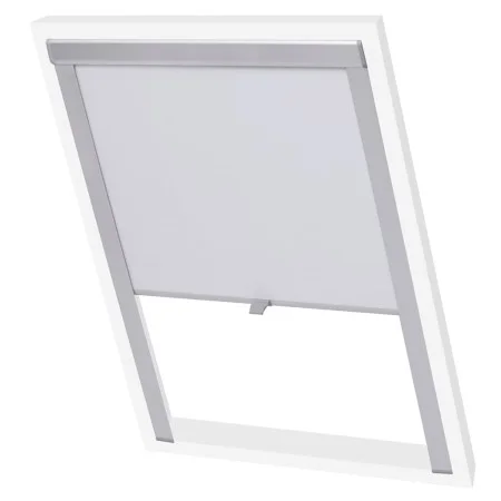 Persiana enrollable opaca blanca UK08 de , Persianas y estores - Ref: Foro24-133513, Precio: 71,29 €, Descuento: %