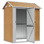 Cobertizo jardín acero galvanizado marrón claro 192x152,5x237cm de , Cobertizos - Ref: Foro24-364533, Precio: 277,99 €, Descu...