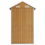 Cobertizo jardín acero galvanizado marrón claro 192x152,5x237cm de , Cobertizos - Ref: Foro24-364533, Precio: 277,99 €, Descu...