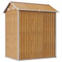 Cobertizo jardín acero galvanizado marrón claro 192x152,5x237cm de , Cobertizos - Ref: Foro24-364533, Precio: 277,99 €, Descu...