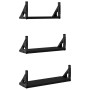 Estantes de pared 3 pzas madera de ingeniería negro de , Estantes y estanterías - Ref: Foro24-836318, Precio: 21,15 €, Descue...