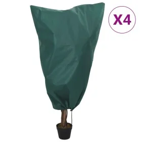 Cubierta para plantas con cordón 4 uds 70 g/m² 0,8x0,8m de , Accesorios de jardinería - Ref: Foro24-364883, Precio: 14,65 €, ...