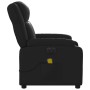 Sillón de masaje reclinable eléctrico cuero sintético negro en Sillones | Comprar online en Foru.es