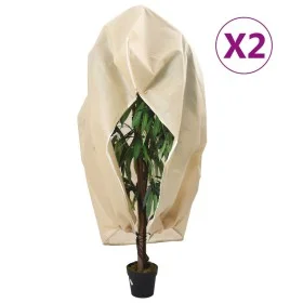 Cubiertas para plantas con cremallera 2 uds 70 g/m² 3,14x2,5 m de , Accesorios de jardinería - Ref: Foro24-3203532, Precio: 4...