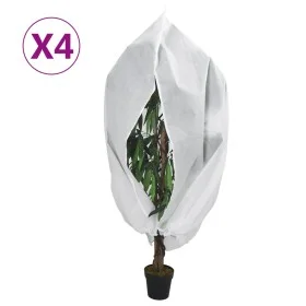 Cubiertas para plantas con cremallera 4 uds 70 g/m² 1x1,55 m de , Accesorios de jardinería - Ref: Foro24-3203518, Precio: 24,...