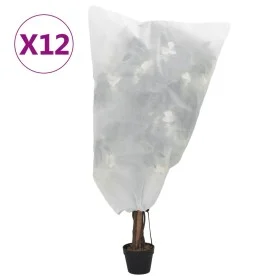 Cubiertas para plantas con cordón 12 uds 70 g/m² 0,8x1,2 m de , Accesorios de jardinería - Ref: Foro24-3203547, Precio: 35,67...