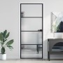 Puerta interior delgada negra vidrio y aluminio 83x201,5 cm de , Puertas para el hogar - Ref: Foro24-155118, Precio: 239,41 €...
