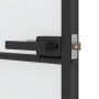 Puerta interior delgada negra vidrio y aluminio 83x201,5 cm de , Puertas para el hogar - Ref: Foro24-155118, Precio: 239,41 €...