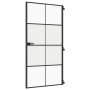Puerta interior delgada negra vidrio y aluminio 102,5x201,5 cm de , Puertas para el hogar - Ref: Foro24-155130, Precio: 225,5...