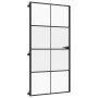 Puerta interior delgada negra vidrio y aluminio 102,5x201,5 cm de , Puertas para el hogar - Ref: Foro24-155130, Precio: 225,5...