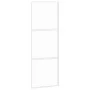 Puerta corredera vidrio templado y aluminio blanca 76x205 cm de , Puertas para el hogar - Ref: Foro24-155204, Precio: 138,22 ...