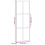Puerta corredera vidrio templado y aluminio negra 76x205 cm de , Puertas para el hogar - Ref: Foro24-155210, Precio: 148,08 €...