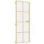 Golden interior door tempered glass and aluminum 76x201.5cm by , Doors for the home - Ref: Foro24-155140, Price: 184,83 €, Di...