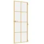 Golden interior door tempered glass and aluminum 76x201.5cm by , Doors for the home - Ref: Foro24-155140, Price: 184,83 €, Di...
