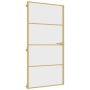 Puerta interior dorada vidrio templado aluminio 102,5x201,5 cm de , Puertas para el hogar - Ref: Foro24-155135, Precio: 170,9...