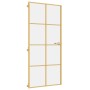 Puerta de interior dorada vidrio templado y aluminio 93x201,5cm de , Puertas para el hogar - Ref: Foro24-155142, Precio: 173,...