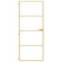 Puerta de interior dorada vidrio templado y aluminio 83x201,5cm de , Puertas para el hogar - Ref: Foro24-155137, Precio: 202,...