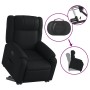 Sillón reclinable elevable cuero artificial negro en Sillones | Comprar online en Foru.es