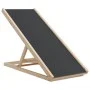 Rampa para perros madera maciza de abeto gris 100x40 cm de , Escalones y rampas para mascotas - Ref: Foro24-172417, Precio: 6...