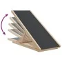 Rampa para perros madera maciza de abeto gris 100x40 cm de , Escalones y rampas para mascotas - Ref: Foro24-172417, Precio: 6...