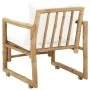 Sillas de jardín con cojines 2 unidades bambú de vidaXL, Sillas de jardín - Ref: Foro24-43158, Precio: 223,16 €, Descuento: %
