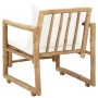 Sillas de jardín con cojines 2 unidades bambú de vidaXL, Sillas de jardín - Ref: Foro24-43158, Precio: 191,88 €, Descuento: %
