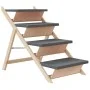 Dog ladder solid gray fir wood 105x47 cm by , Pet Steps and Ramps - Ref: Foro24-172420, Price: 102,79 €, Discount: %
