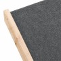 Escalera para perros madera maciza de abeto gris 105x47 cm de , Escalones y rampas para mascotas - Ref: Foro24-172420, Precio...