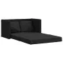Sofá cama de suelo 2 en 1 tela negro 112x174x55 cm de , Sofás - Ref: Foro24-353966, Precio: 239,19 €, Descuento: %