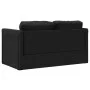 Sofá cama de suelo 2 en 1 tela negro 112x174x55 cm de , Sofás - Ref: Foro24-353966, Precio: 239,19 €, Descuento: %