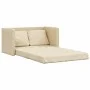 Sofá cama de suelo 2 en 1 tela crema 112x174x55 cm de , Sofás - Ref: Foro24-353970, Precio: 224,65 €, Descuento: %