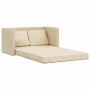 Sofá cama de suelo 2 en 1 tela crema 112x174x55 cm de , Sofás - Ref: Foro24-353970, Precio: 213,12 €, Descuento: %