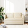 Sofá cama de suelo 2 en 1 tela crema 112x174x55 cm de , Sofás - Ref: Foro24-353970, Precio: 213,12 €, Descuento: %