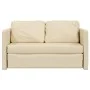 Sofá cama de suelo 2 en 1 tela crema 112x174x55 cm de , Sofás - Ref: Foro24-353970, Precio: 224,65 €, Descuento: %