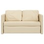 Sofá cama de suelo 2 en 1 tela crema 112x174x55 cm de , Sofás - Ref: Foro24-353970, Precio: 213,12 €, Descuento: %