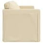 Sofá cama de suelo 2 en 1 tela crema 112x174x55 cm de , Sofás - Ref: Foro24-353970, Precio: 224,65 €, Descuento: %