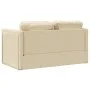 Sofá cama de suelo 2 en 1 tela crema 112x174x55 cm de , Sofás - Ref: Foro24-353970, Precio: 224,65 €, Descuento: %