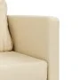 Sofá cama de suelo 2 en 1 tela crema 112x174x55 cm de , Sofás - Ref: Foro24-353970, Precio: 224,65 €, Descuento: %